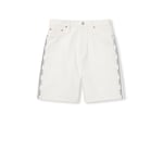 Shorts in denim con dettaglio Gucci cimosa