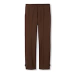Embossed wool twill pants