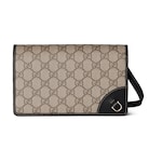 beige and dark brown fabric