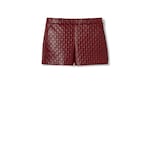 GG embossed leather short
