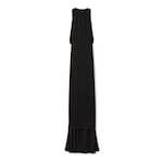 Jersey crêpe fabric evening dress
