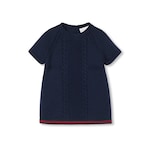 Robe pour bébé en laine avec bande Web