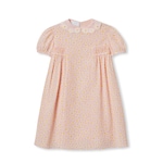 Children's printed silk crêpe dress