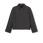 Wool bomber jacket