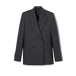 Wool double-breasted jacket