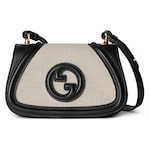 Gucci Blondie mini shoulder bag in natural canvas | GUCCI® US