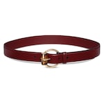 Rosso Ancora red leather