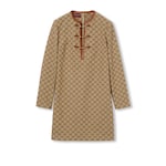 Kleid aus GG Canvas mit Horsebit