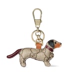 tessuto beige e marrone scuro