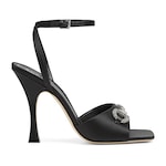 Women's sandal with crystal Horsebit