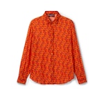 Printed silk shirt