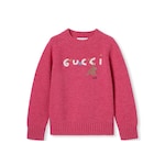 Children's wool sweater with embroidery