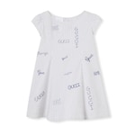 Children's embroidered muslin dress