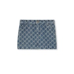 Children's GG denim skirt