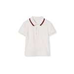 Polo pour bébé en coton avec bande Web