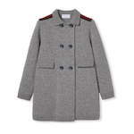 Cappotto bambino in lana con inserto Web