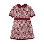 Children's GG wool jacquard dress