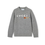 Pull pour enfant en laine avec broderie
