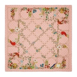 rose et multicolore
