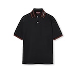 コットンピケ ポロシャツ ・ブラック | GUCCI公式