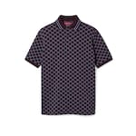 bordeaux and light blue