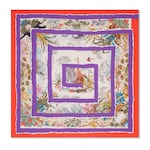 90x90项目印花桑蚕丝方巾