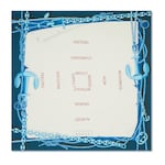 90 x 90 project printed silk carré