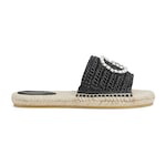 black crochet raffia
