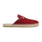 Rosso Ancora suede