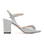 Women's mid-heel sandal with Horsebit
