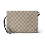 beige and dark brown Supreme