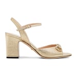 Women's mid-heel sandal with Horsebit