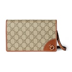 beige and dark brown fabric