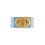 yellow gold-toned brass