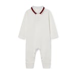 Tutina neonato in cotone con Web