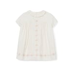 Robe pour bébé en coton de soie brodé