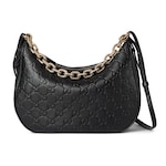 black GG leather