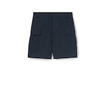 Shorts in tessuto di cotone con ricamo
