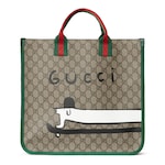 beigefarbener und brauner GG Supreme