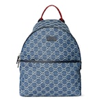 blue and ivory GG denim