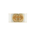 yellow gold-toned brass