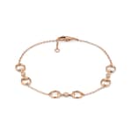 Bracciale Gucci Horsebit diamanti oro 18k