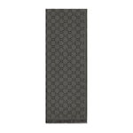 GG wool and silk jacquard stole