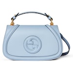 light blue leather