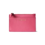 fuchsia leather