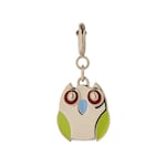 Owl-shaped bag charm