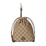 beige and brown GG canvas