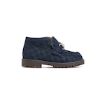 blaues GG Wildleder