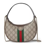 tessuto GG beige e marrone