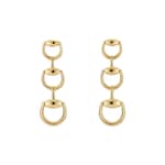 Orecchini a goccia Gucci Horsebit 18 carati